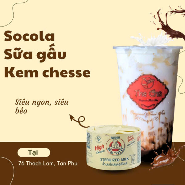 Socola Sữa Gấu Kem Cheese
