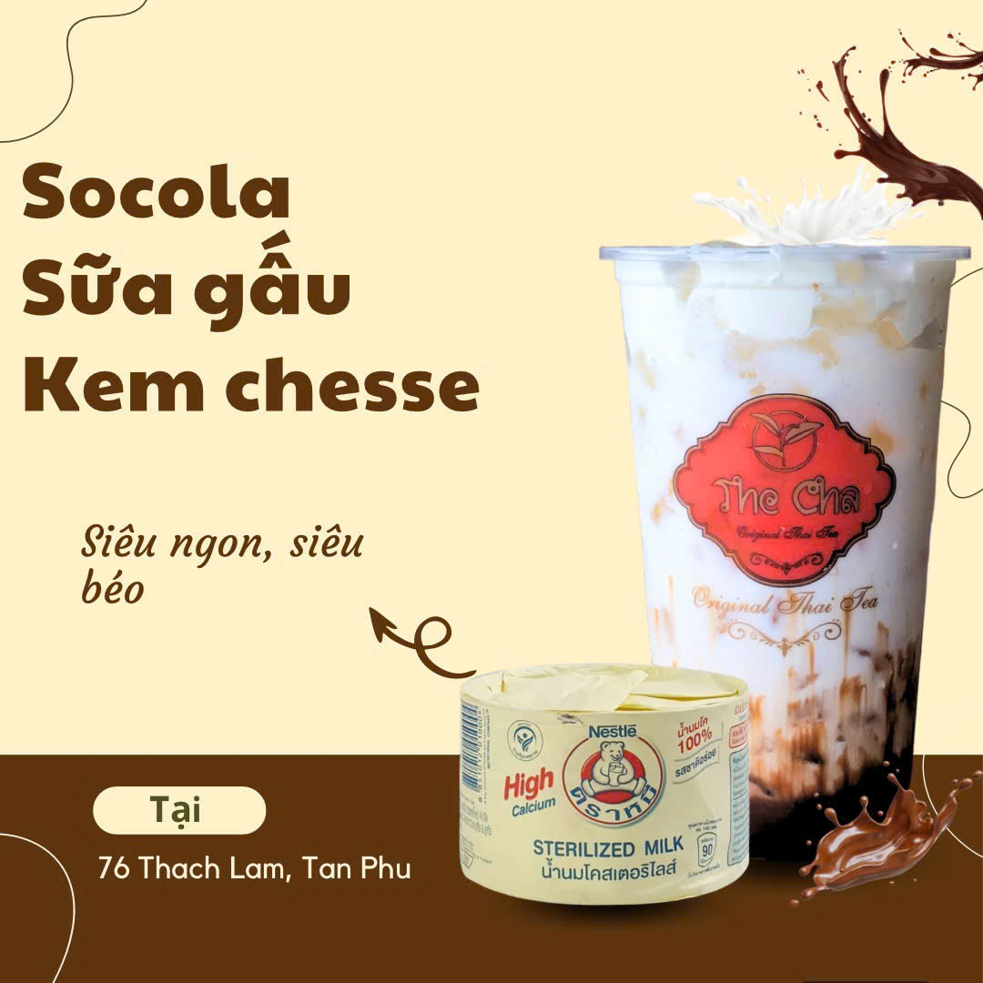 Socola Sữa Gấu Kem Cheese